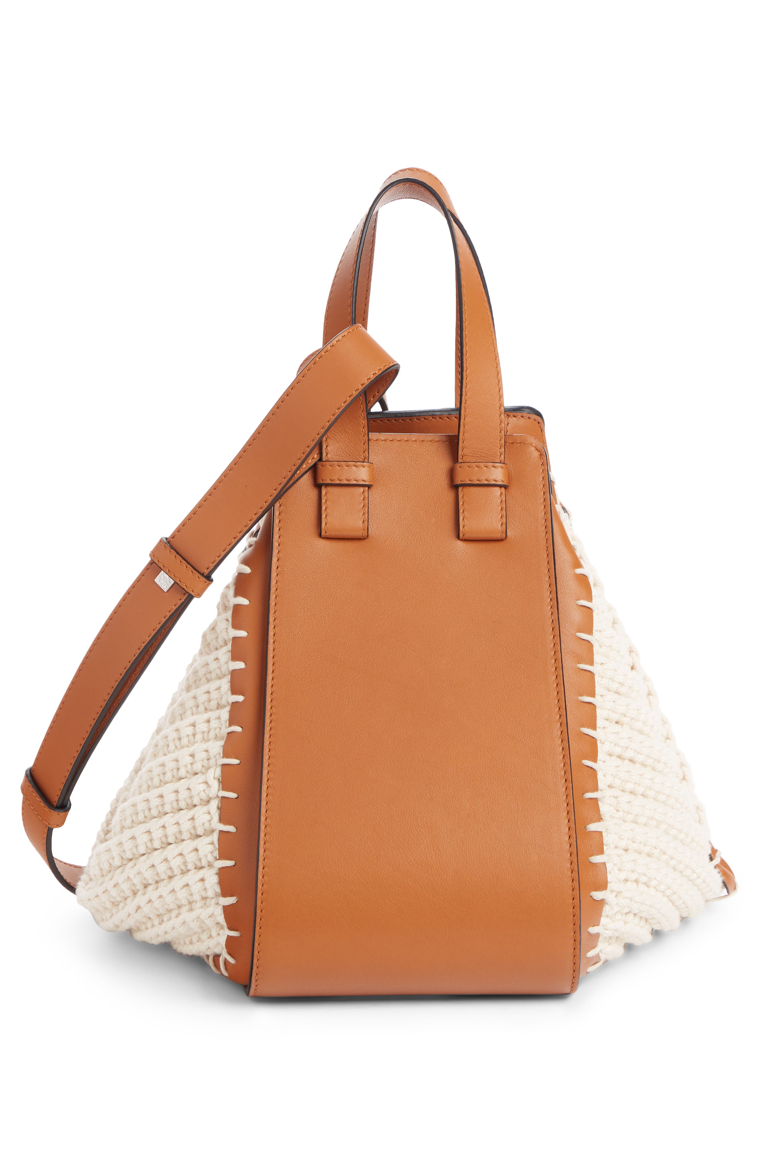 Loewe Small Hammock Cotton & Leather Hobo, Alternate, color, 