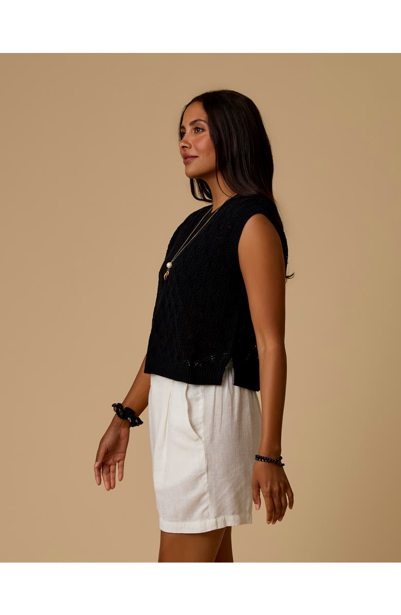 Carve Designs Fox Sweater, Alternate, color, Black