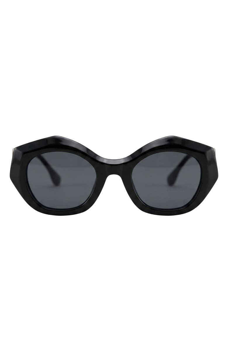 Fifth & Ninth Riven 50mm Small Geometric Sunglasses, Main, color,