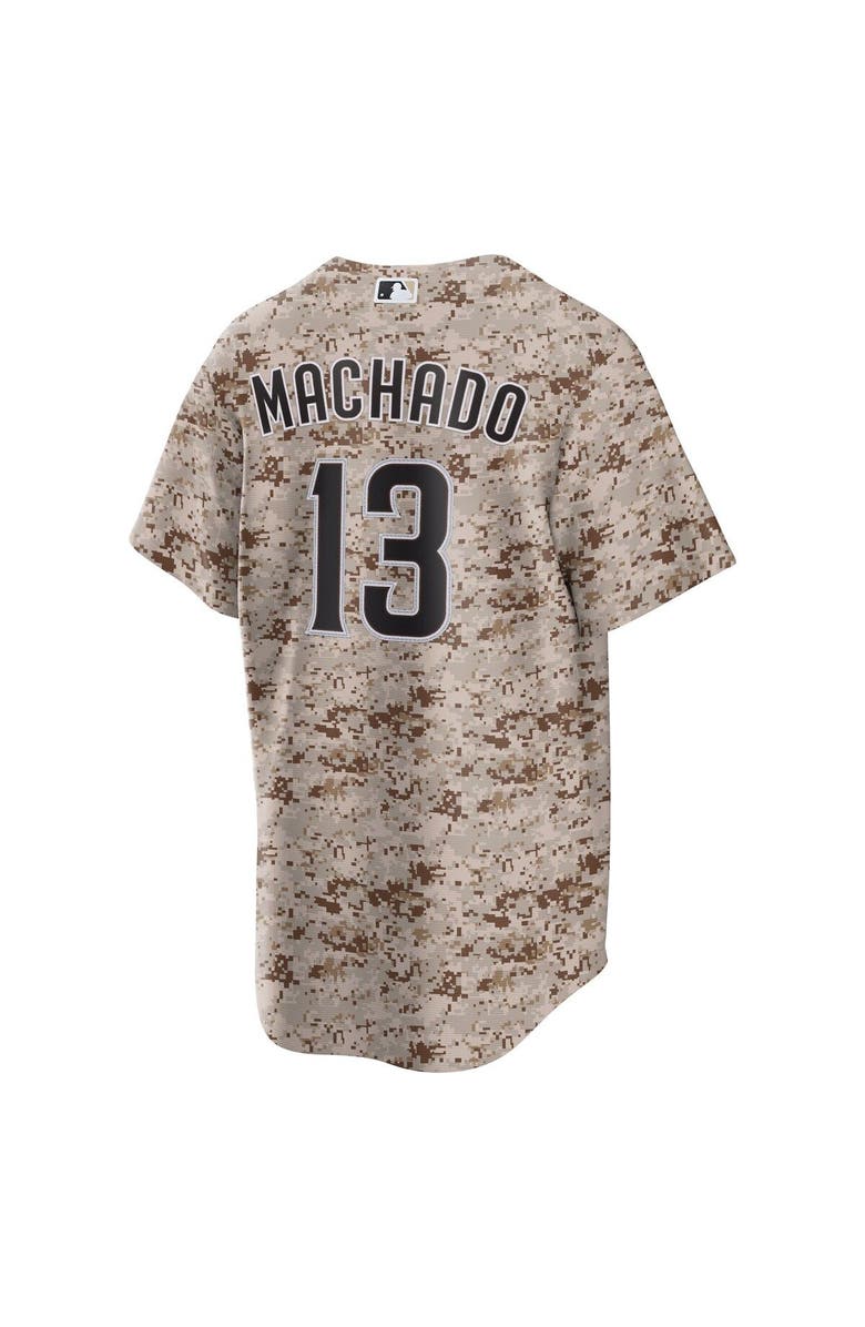 Nike Men's Nike Manny Machado Camo San Diego Padres USMC Alternate Replica Player Jersey, Alternate, color, Camo