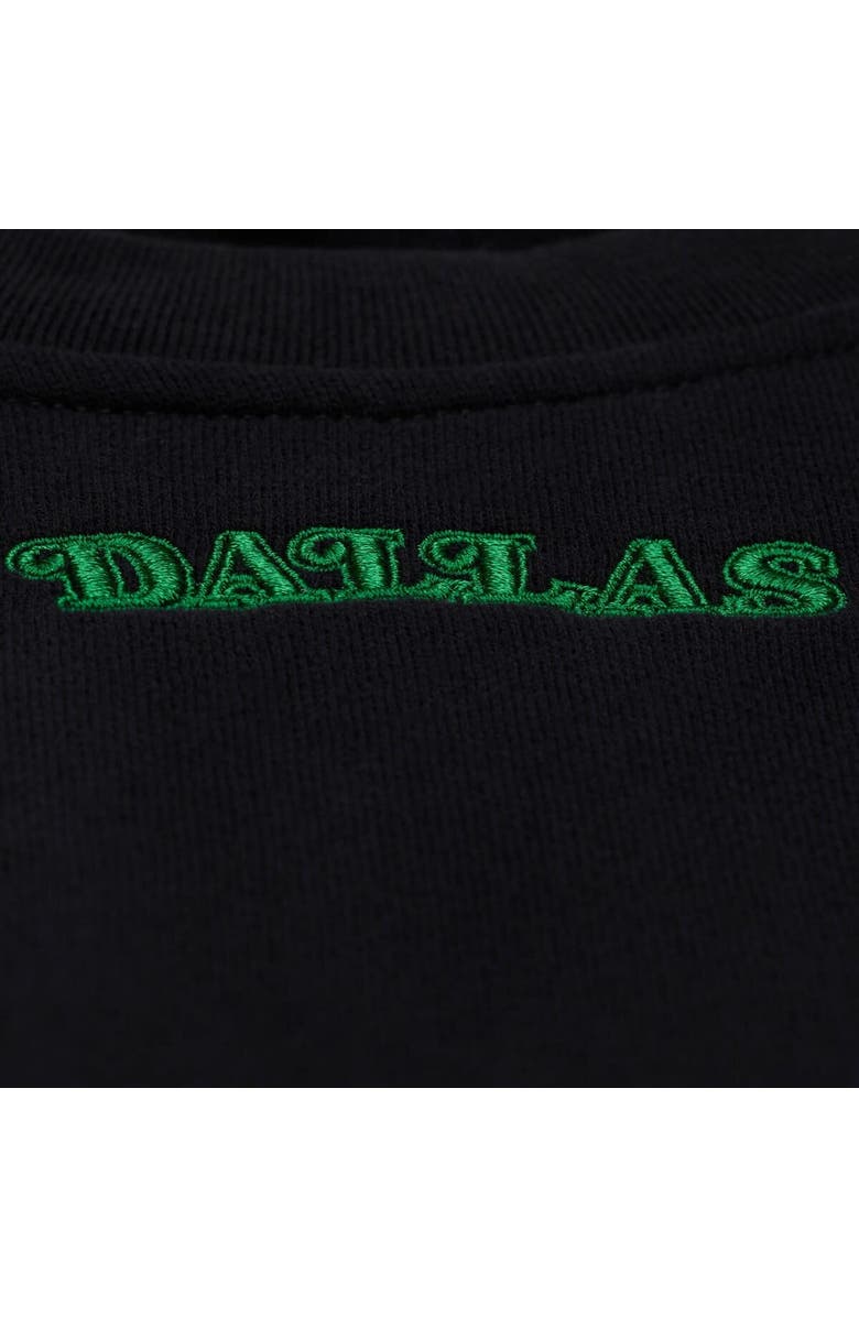Mitchell & Ness Women's Mitchell & Ness  Black Dallas Mavericks Hardwood Classics Script Lightweight Sweatshirt, Alternate, color, Black
