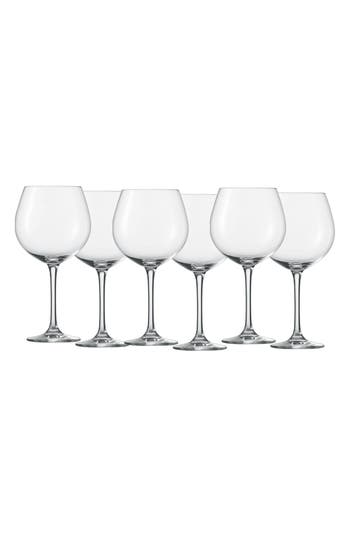 Fortessa Schott Zwiesel Classico Set Of 6 Claret Wine Glasses In Clear