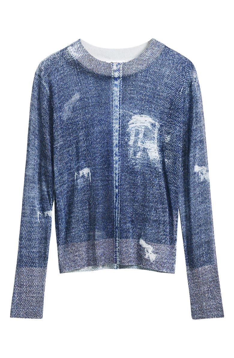 Desigual Open Stitch Crop Sweater, Alternate, color,