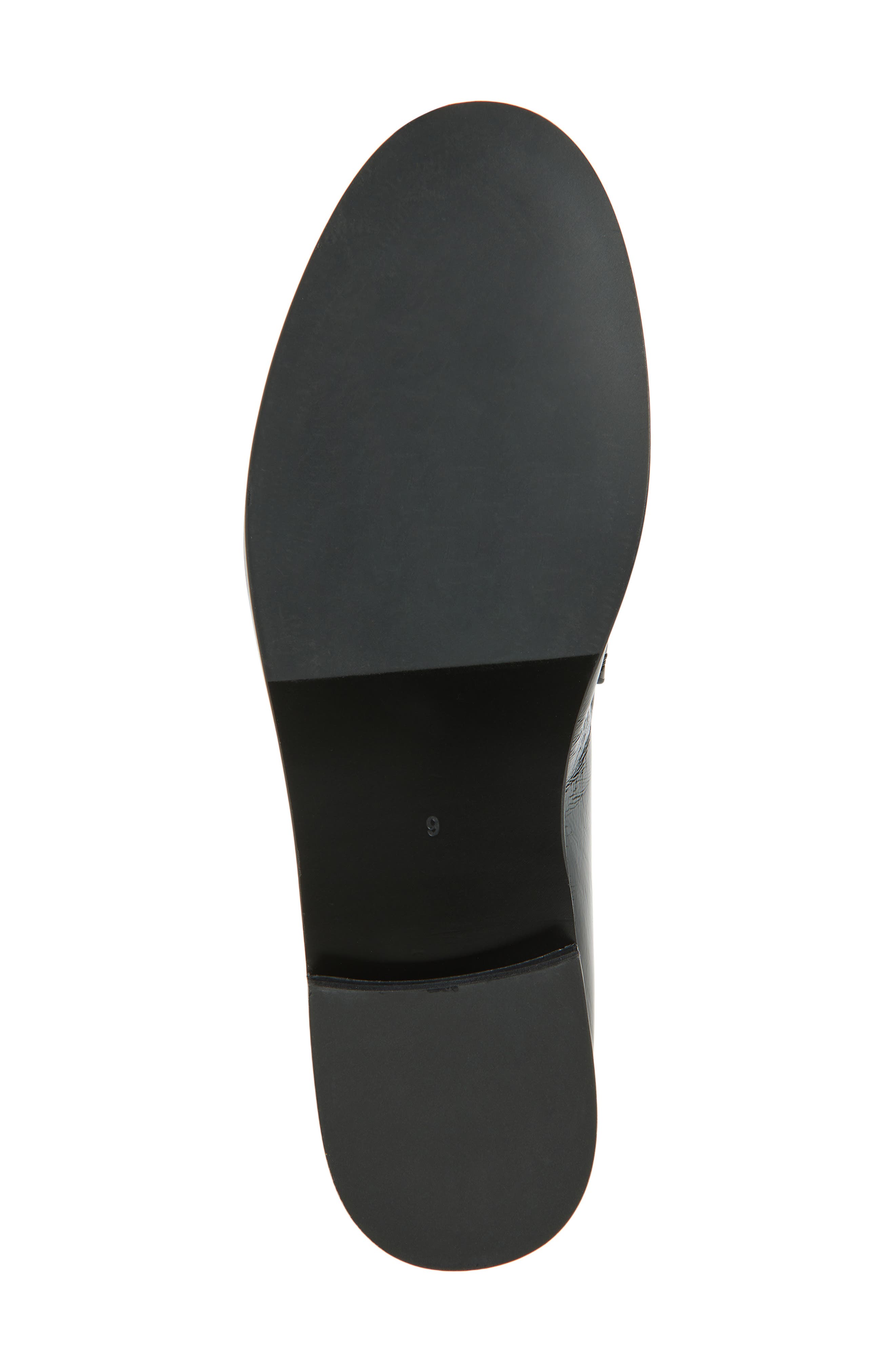 Jeffrey Campbell Stallone Penny Loafer, Alternate, color, Black Crinkle Patent