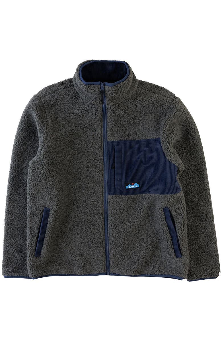 KAVU Wayside Fleece Jacket - Men
s, Main, color, Ocean Storm