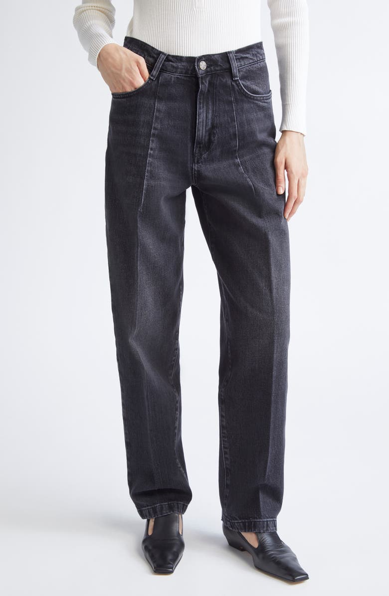 NACKIYÈ Borrowed Boyfriend Jeans, Main, color, Anthracite