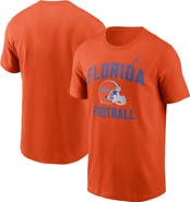 Jordan Brand Men's Jordan Brand Orange Florida Gators Campus Football Helmet T-Shirt