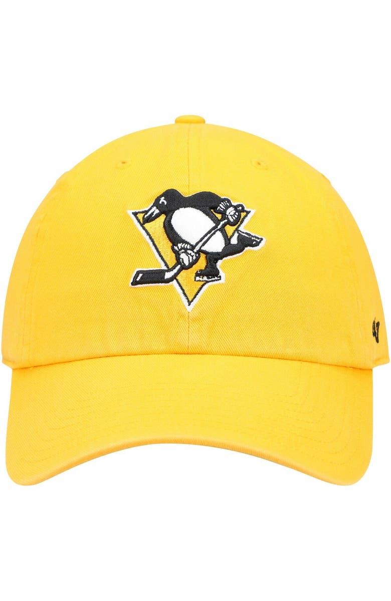 '47 Men's '47 Gold Pittsburgh Penguins Team Clean Up Adjustable Hat, Alternate, color, Gold