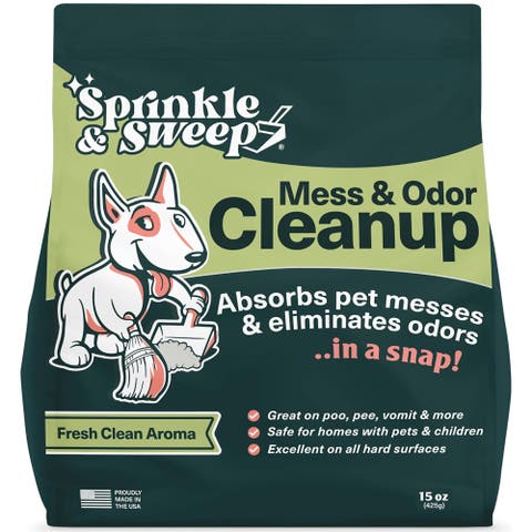 Pet Mess and Cleanup Clumping Powder, 15oz Bag