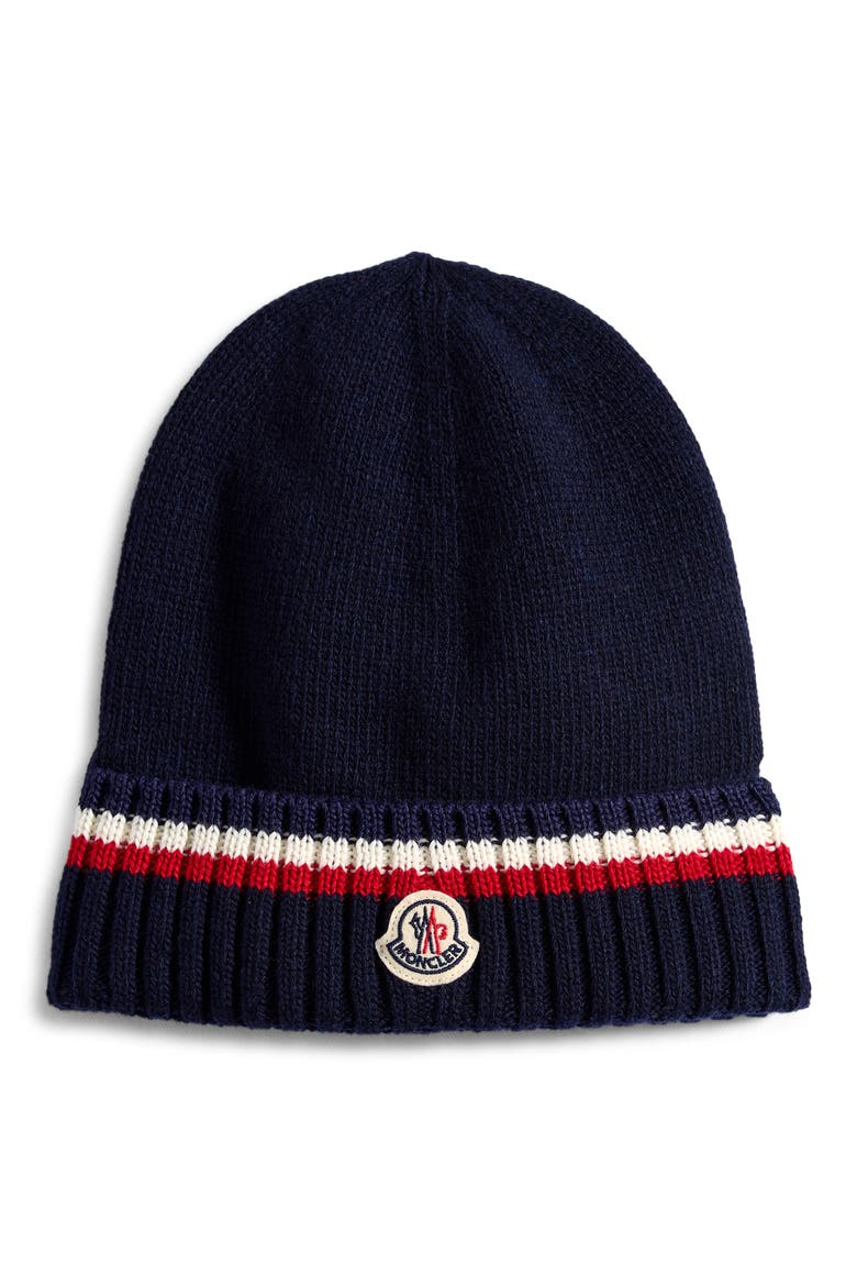 Kids' Wool & Cashmere Beanie, Main, color, DARK BLUE