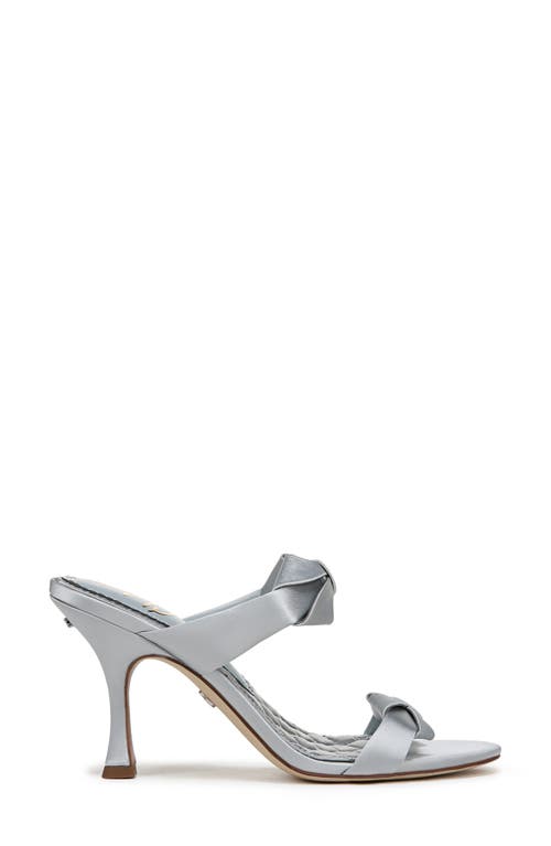 Sam Edelman Jasmine Double Strap Heel Mule Cape Blue Satin