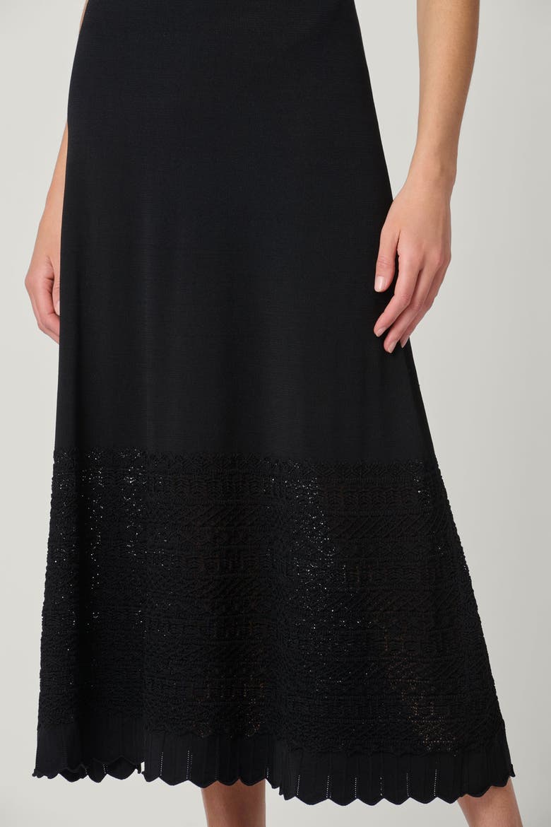 Brooke Pointelle Knit Dress, Alternate, color, Jet