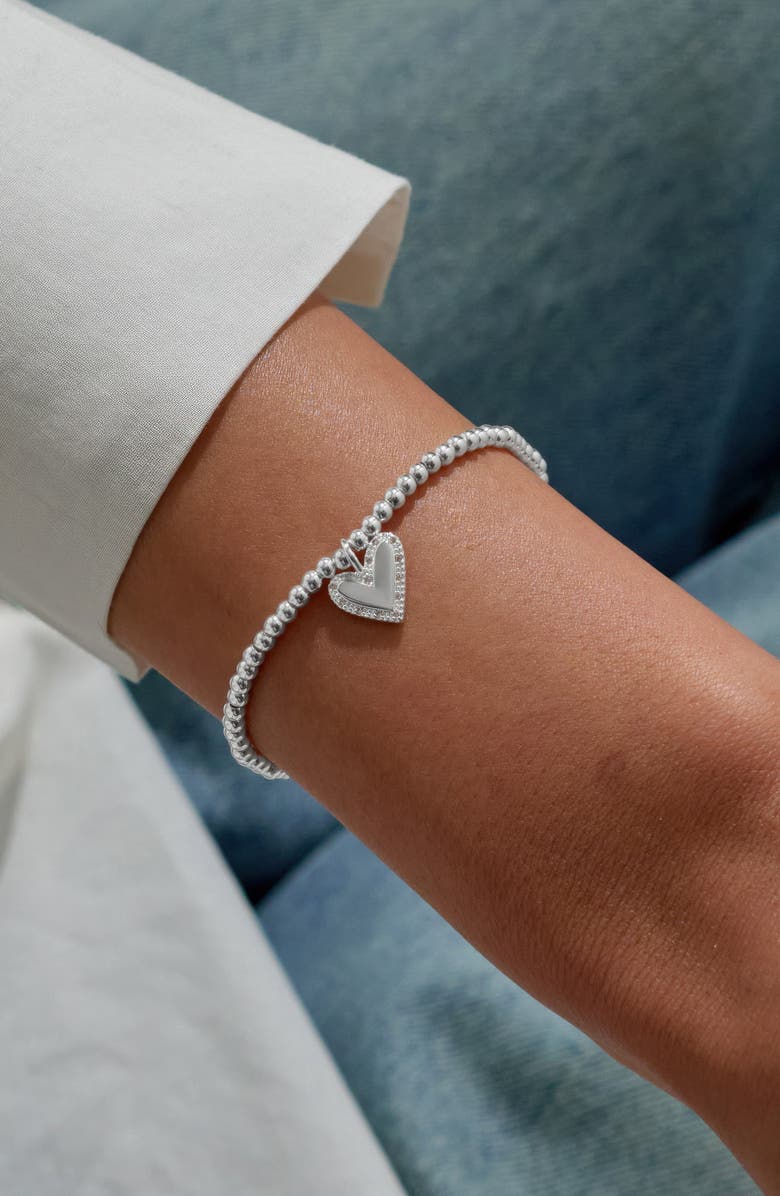 A Littles & Co A Little 'Here's To Your Next Chapter' Bracelet In Silver Plating, Alternate, color, Metallic Silver