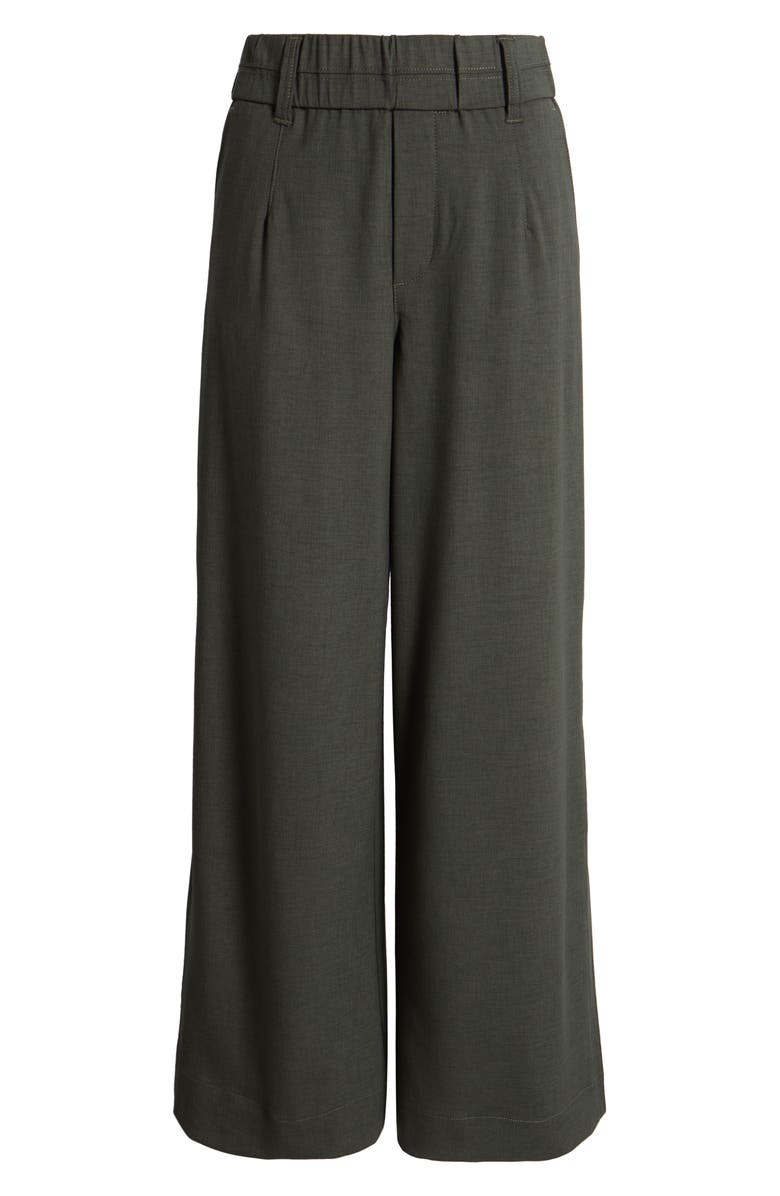 Wit & Wisdom Skyrise Side Seam Straight Leg Pants, Alternate, color, Midnight Olive