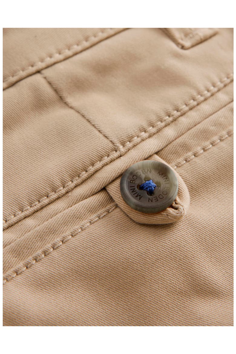Kids' Classic Stretch Cotton Chino Shorts, Alternate, color, CLASSIC TAN