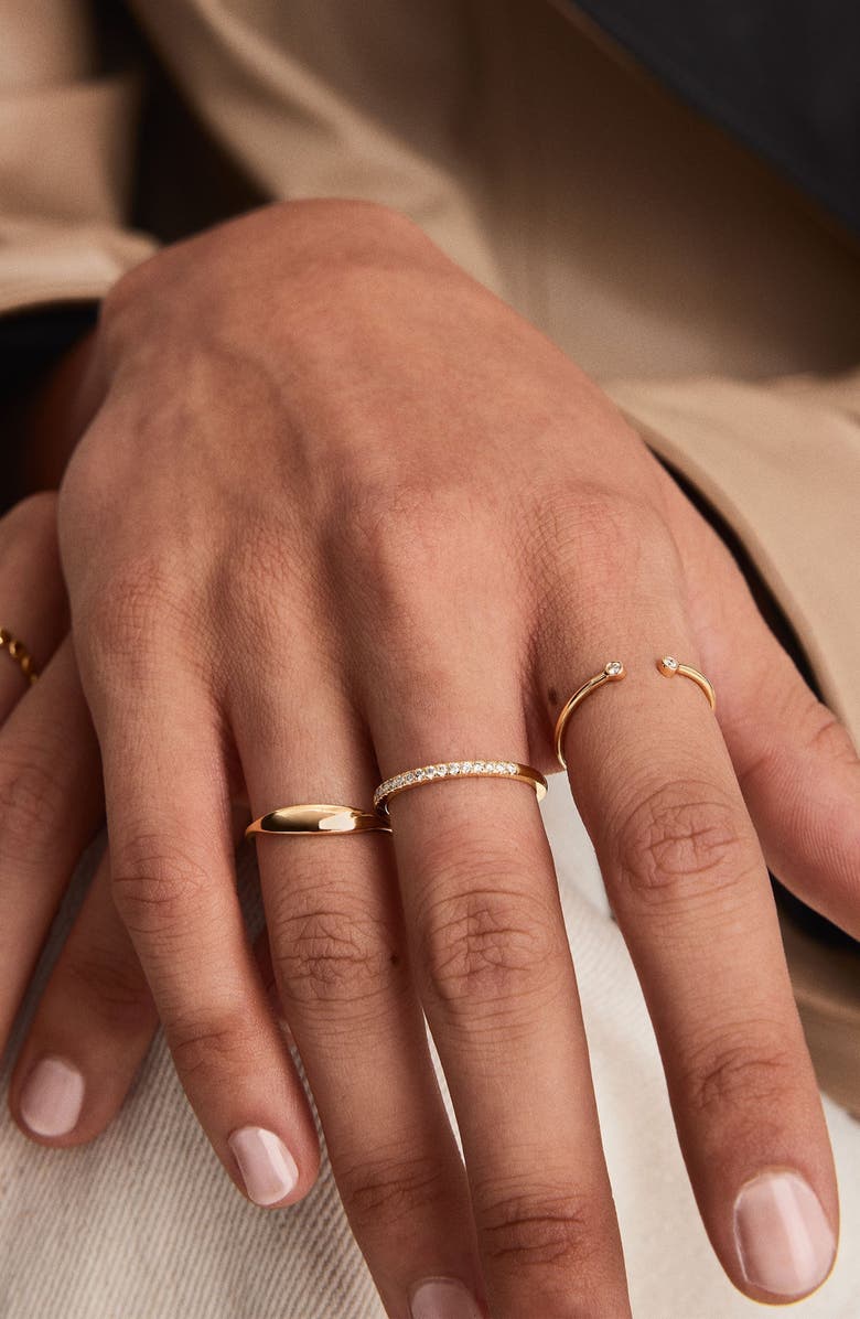 MEJURI Diamonds Team Ring, Alternate, color, Yellow Gold