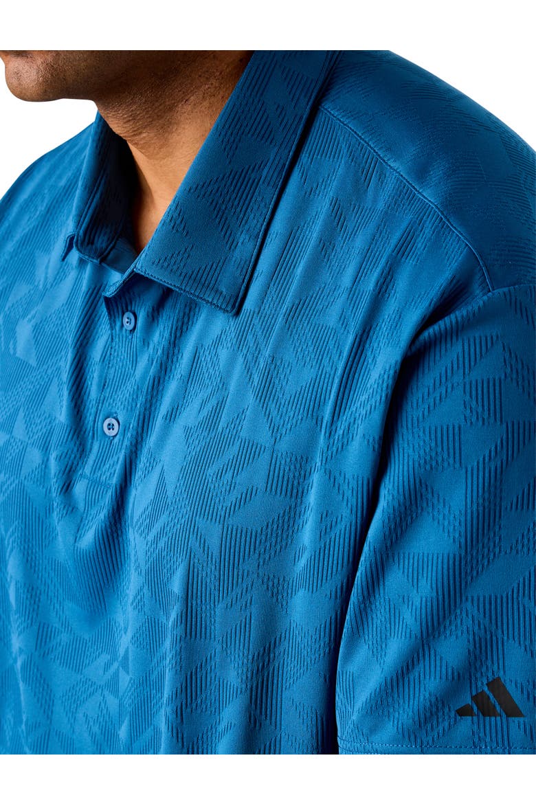 Big & Tall 365 Climacool Jacquard Polo Shirt, Alternate, color, DUSKY PETROL