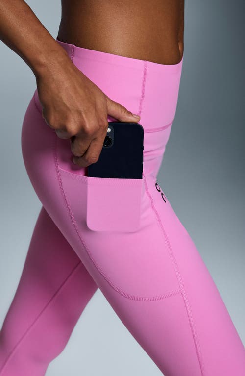 On Studio Crop Leggings In Raspberry