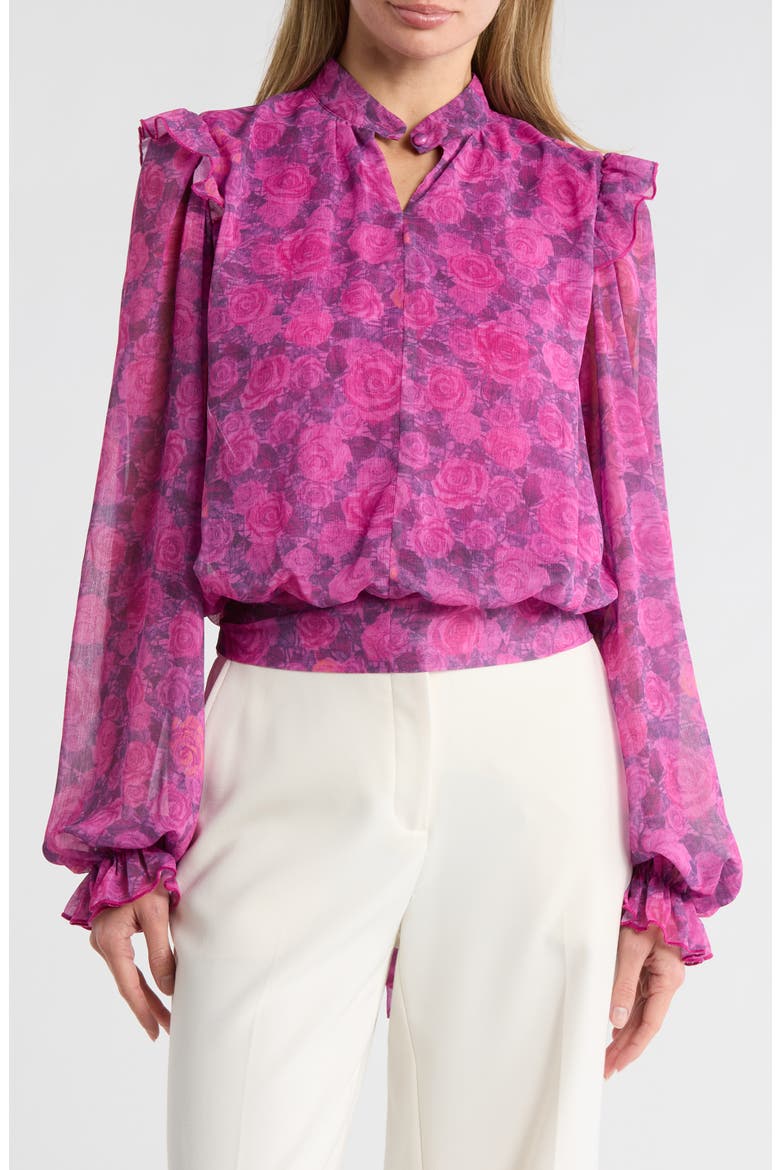 Laya Top, Main, color, CABBAGE ROSE