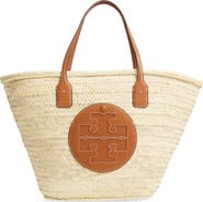 Tory Burch Ella Straw Basket Tote