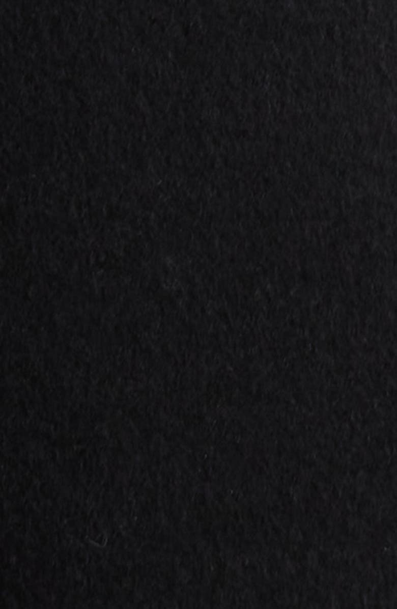 Sam Edelman Longline Wrap Coat, Alternate, color, Black