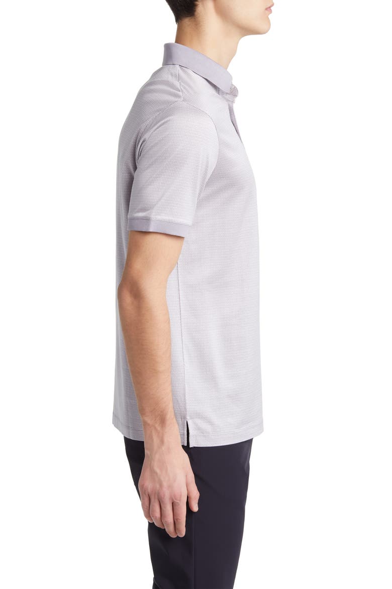 Micro Pattern Polo, Alternate, color, LILAC