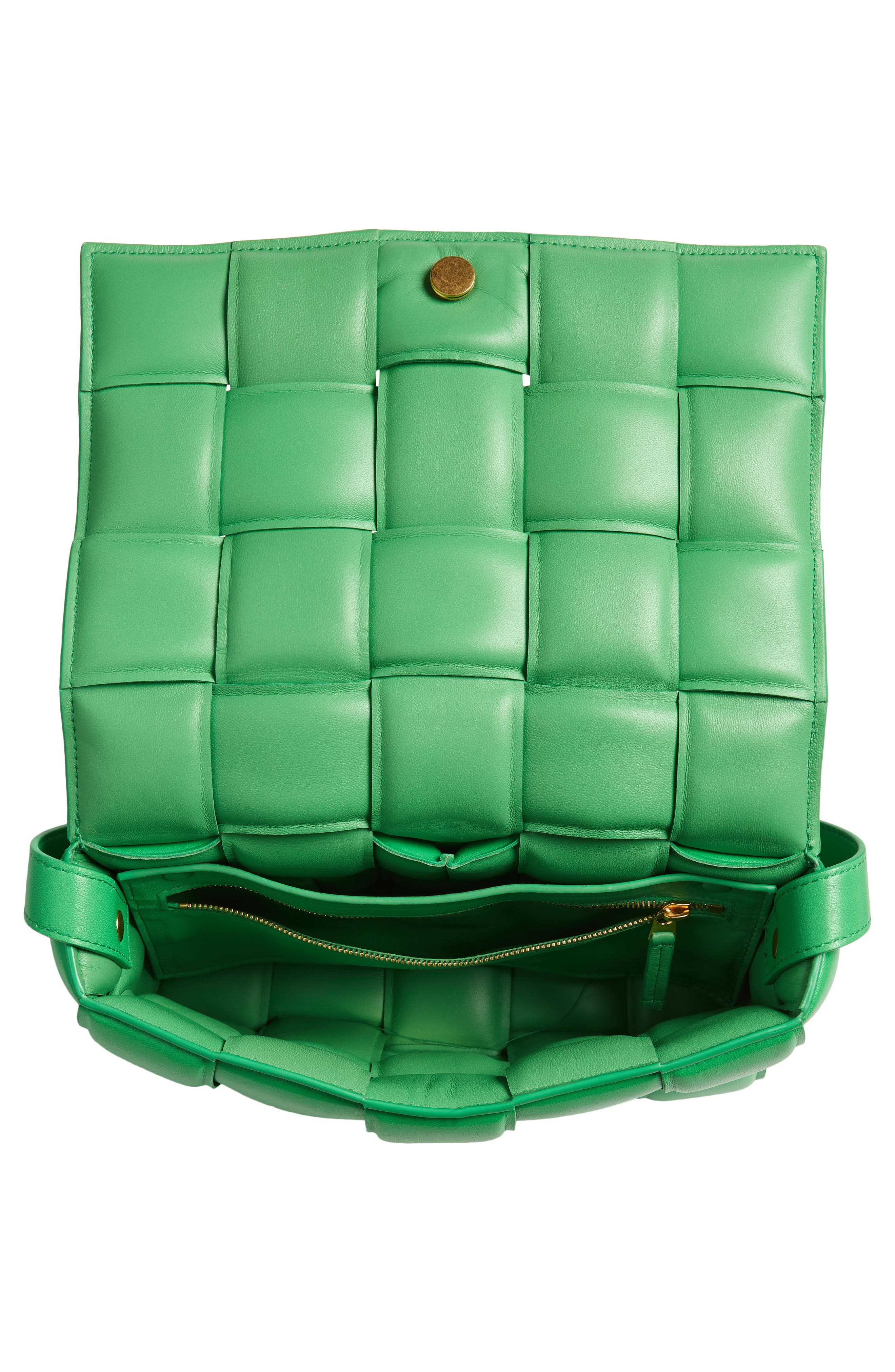 Padded Cassette Bag, Alternate, color, GRASS/ GOLD