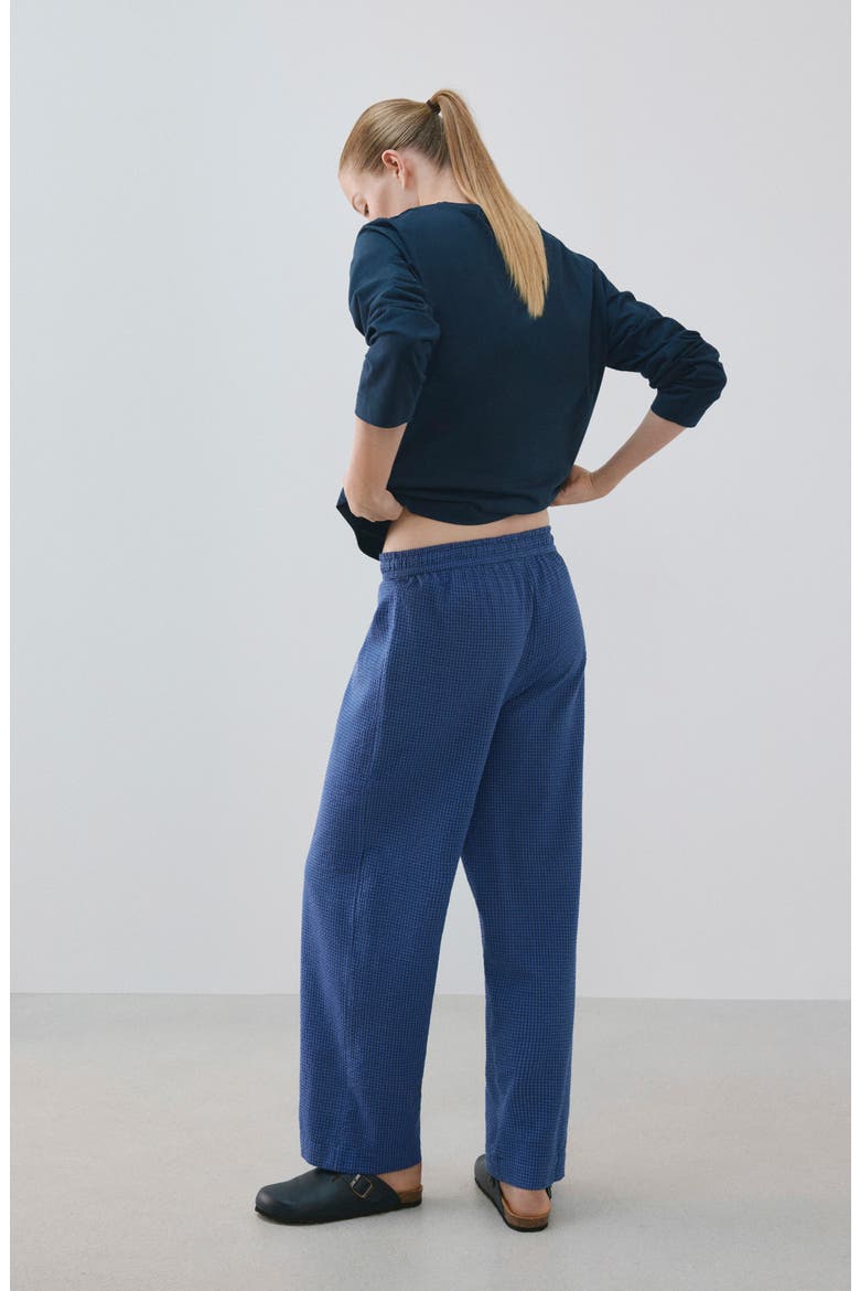Cotton Pajamas, Alternate, color, NAVY