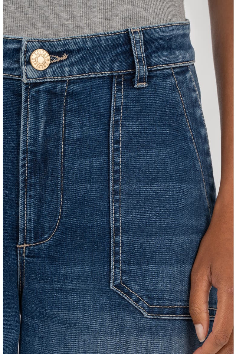 Meg High Rise Wide Leg Jeans, Alternate, color, DARK WASH
