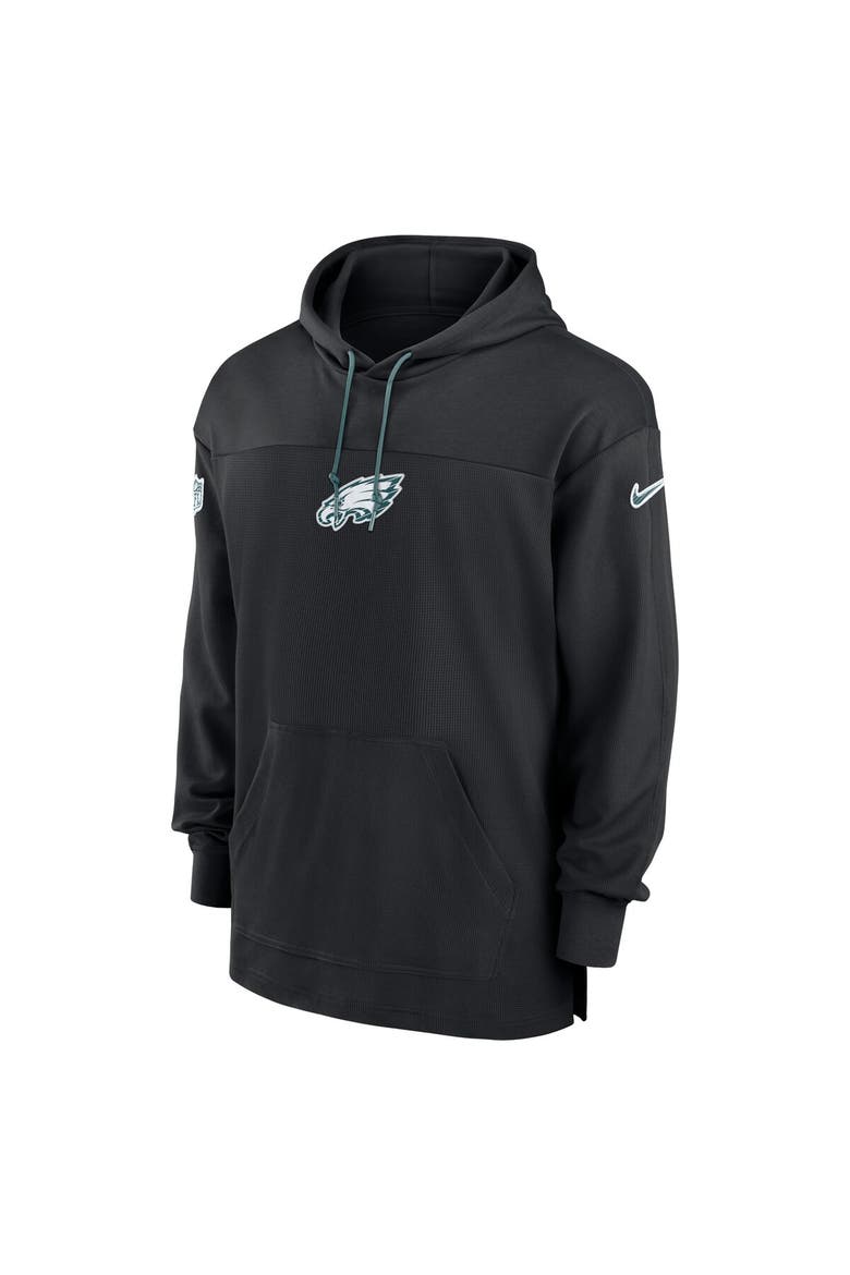 Men's Nike Black Philadelphia Eagles Sideline Jersey Performance Pullover Hoodie, Alternate, color, Black