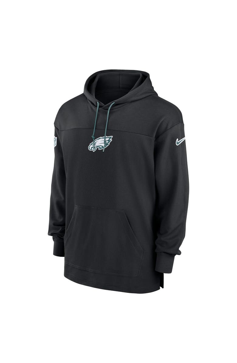 Nike Men's Nike Black Philadelphia Eagles Sideline Jersey Performance Pullover Hoodie, Alternate, color, 