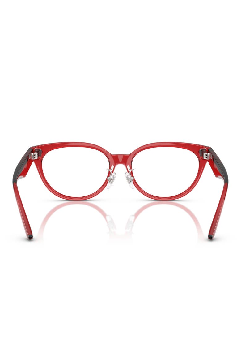 54mm Pillow Optical Glasses, Alternate, color, TRANS RED