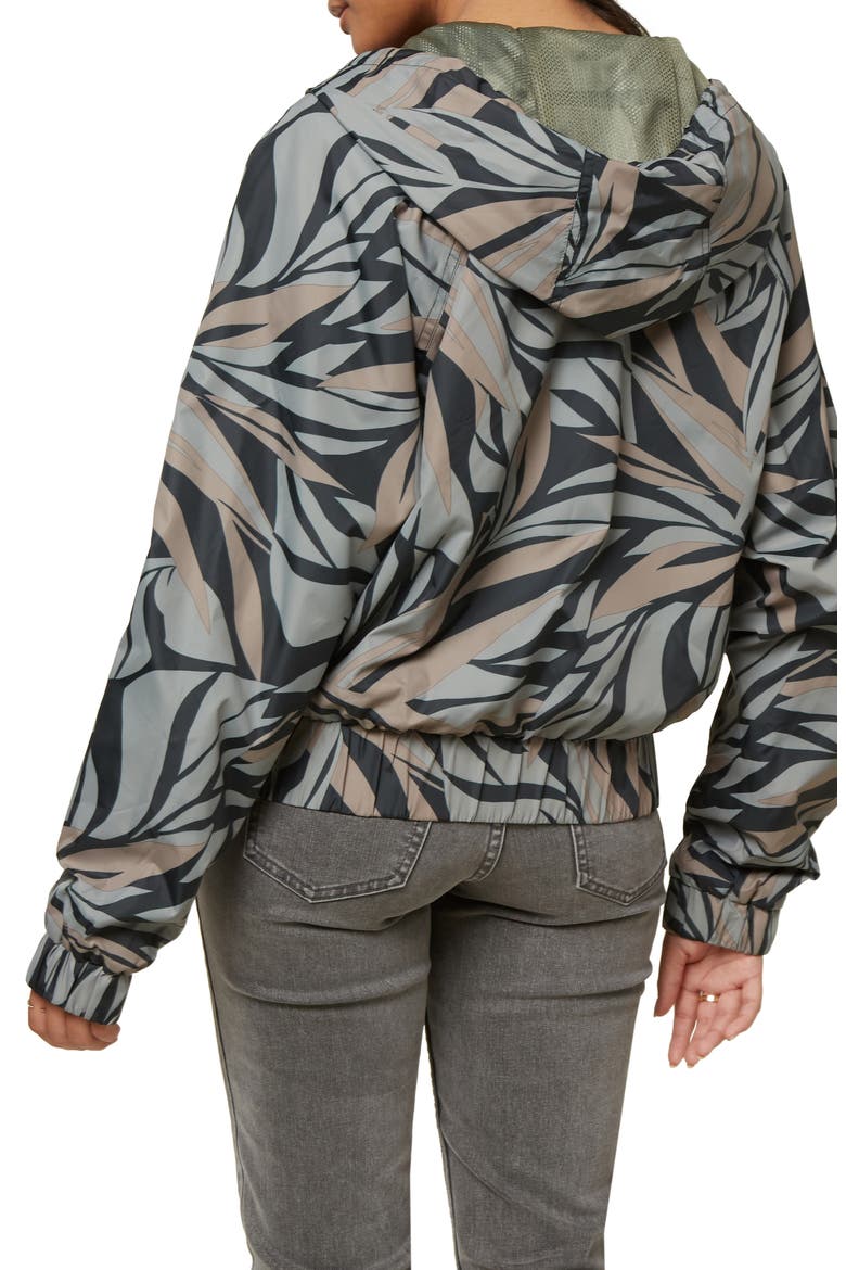 Lunan Water Resistant Hooded Jacket, Alternate, color, MULTI COLORED