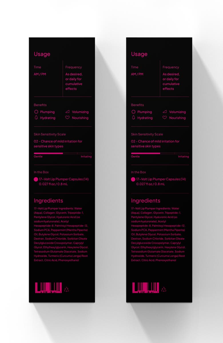 Droplette 17-Volt Lip Plumper Deluxe Refill Capsules - 28 Count, Alternate, color, 