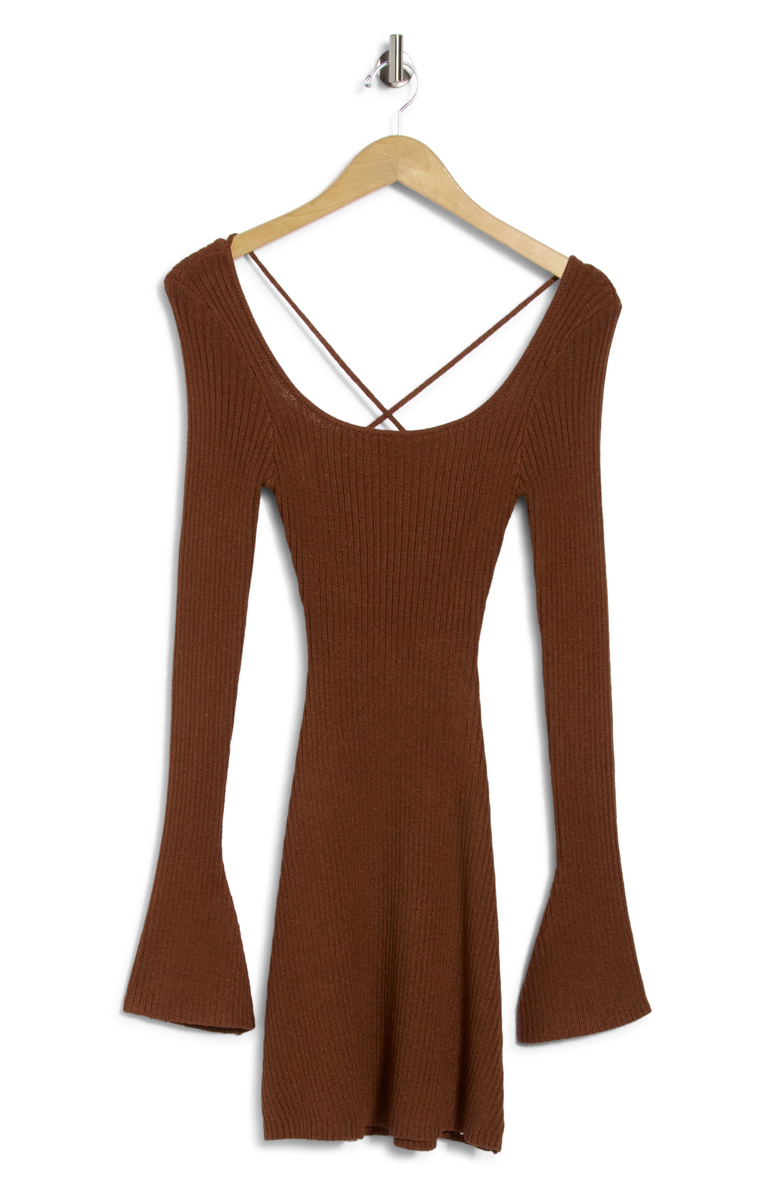 Brownhall Long Sleeve Minidress