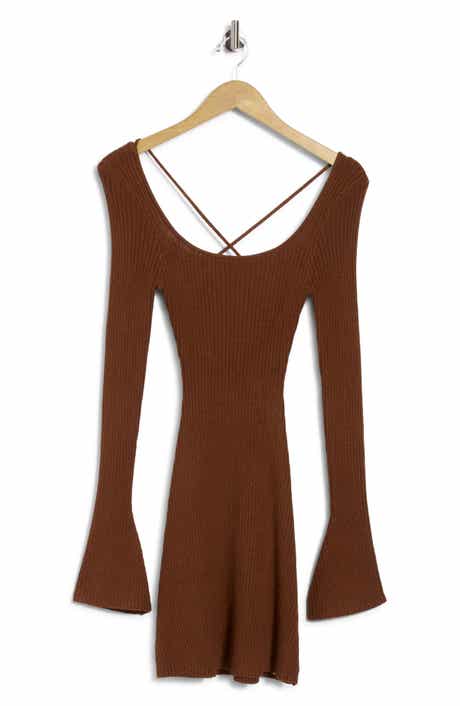 Brownhall Long Sleeve Minidress