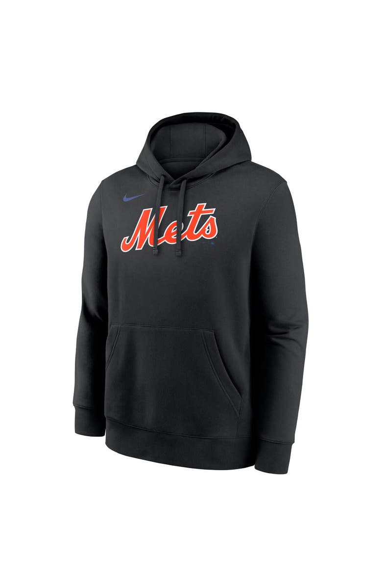 Nike Men's Nike Black New York Mets Club Hoodie, Alternate, color, Black