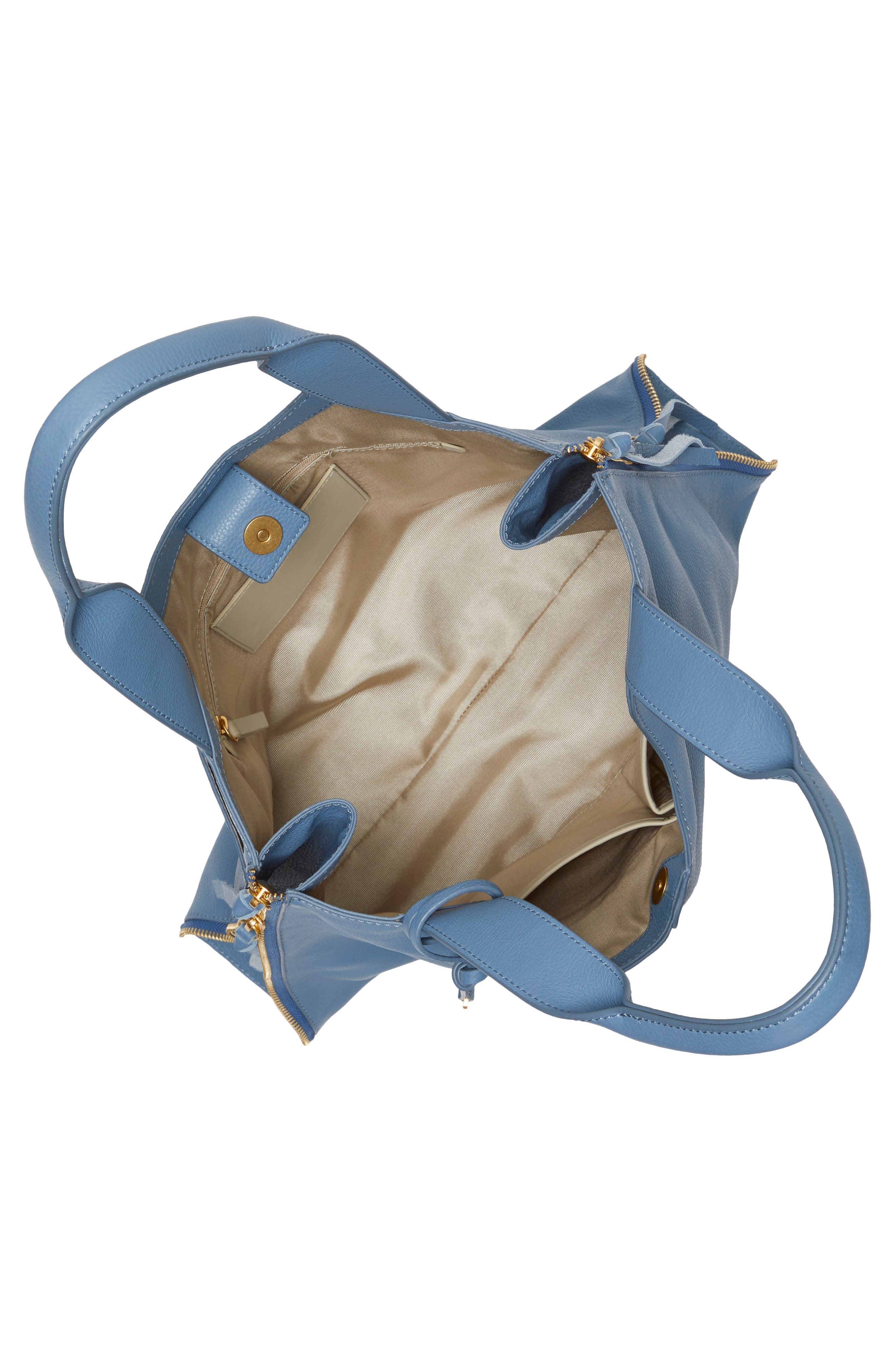 Vince Camuto Corla Leather Tote, Alternate, color, Blue