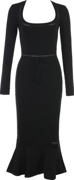 HOUSE OF CB Sasha Long Sleeve Midi Dress