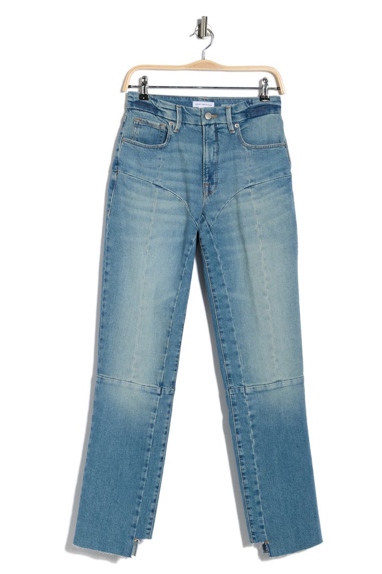Good Icon High Waist Straight Leg Jeans, Alternate, color, INDIGO912
