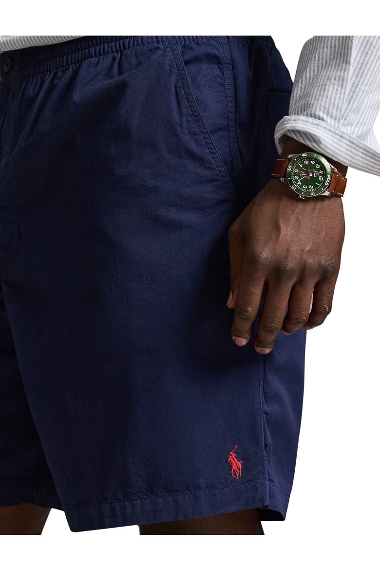 Big & Tall Featherweight Prepster Shorts, Alternate, color, SPRING NAVY