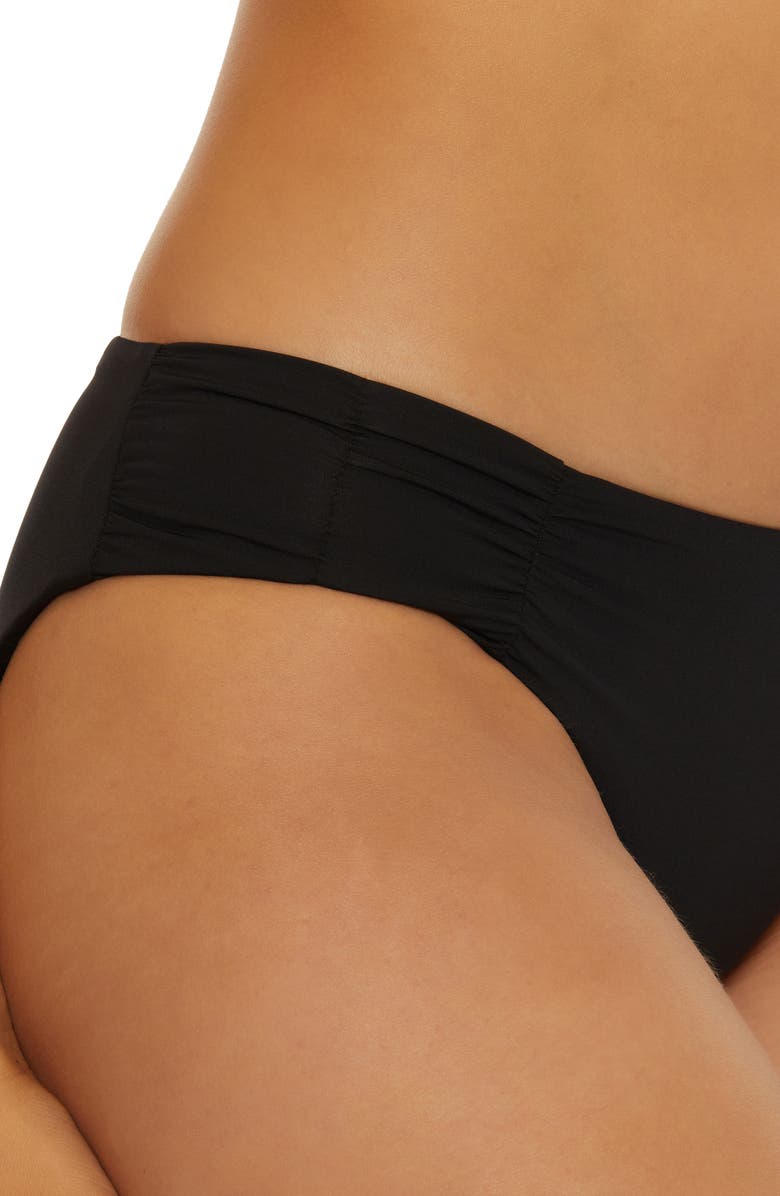 Soluna Buckle Up Bikini Bottoms, Alternate, color, Black