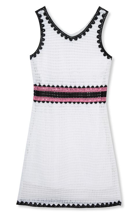 Kids' Colorblock Crochet Dress (Big Kid)
