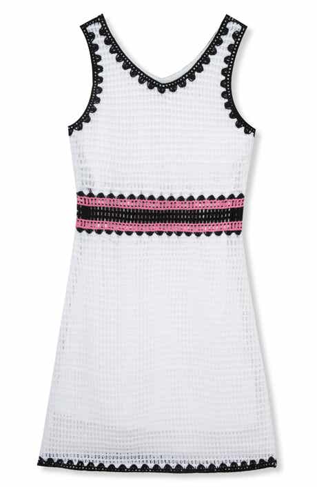 Truce Kids' Colorblock Crochet Dress