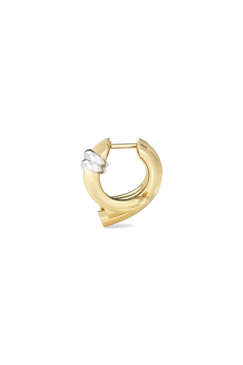 Oera Sheaf Huggie Hoop Earrings, Alternate, color, 18K YELLOW GOLD