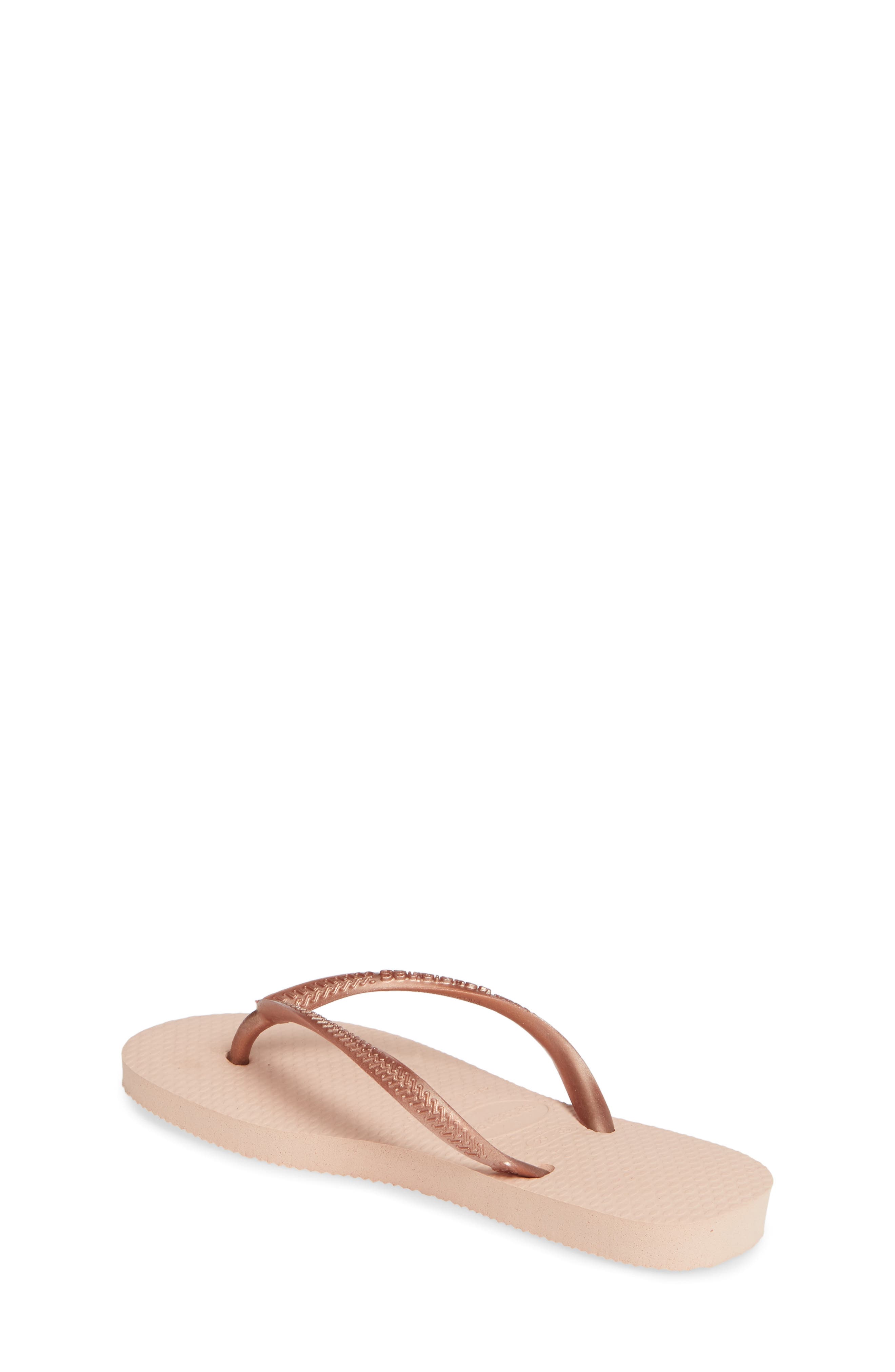 Havaianas Slim Flip Flop, Alternate, color, Ballet Rose