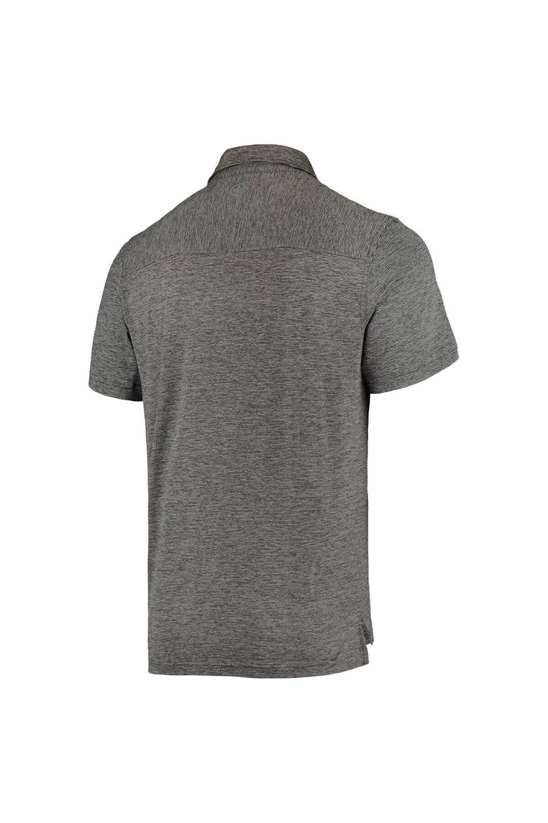 Men's Vineyard Vines Charcoal Philadelphia Flyers Destin Stripe Polo, Alternate, color, Charcoal