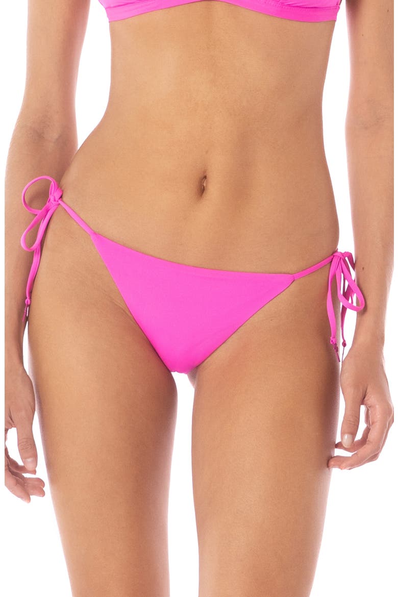 Poppy Pink Sunning Reversible Bikini Bottoms, Main, color, PINK