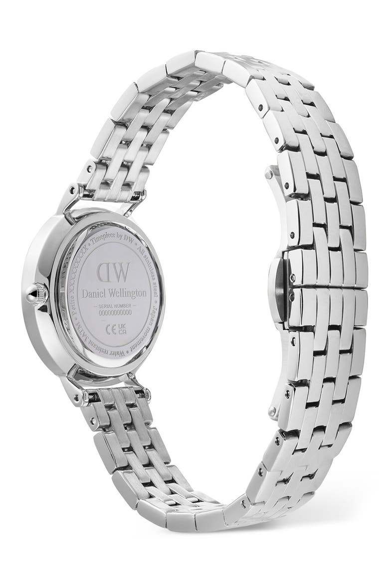 Petite Bracelet Watch, 28mm, Alternate, color, SILVER
