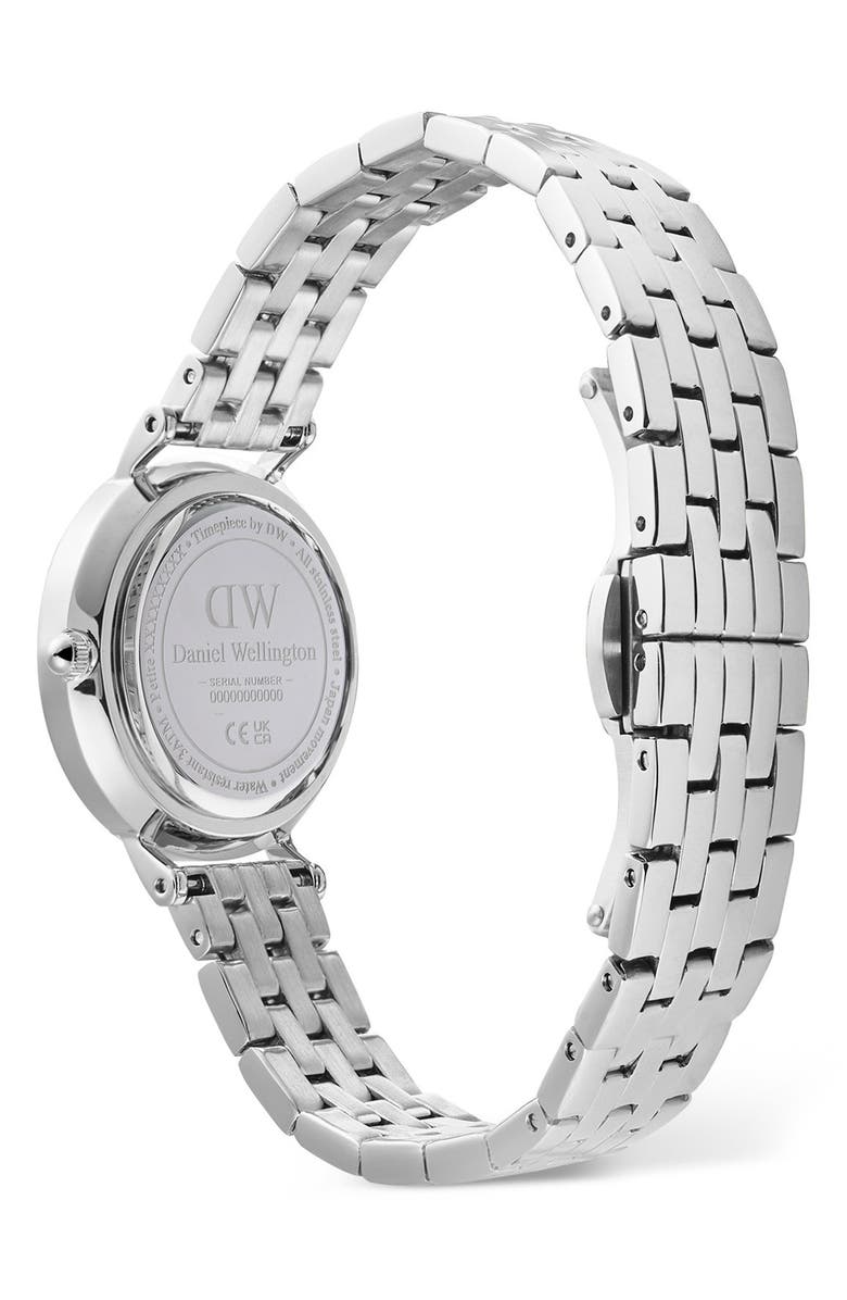 Daniel Wellington Petite Bracelet Watch, 28mm, Alternate, color, Silver